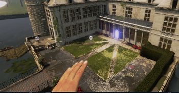 Immersion au château de Jehay en réalité virtuelle reconstruit entièrement en 3D grâce à la photogrammétrie.